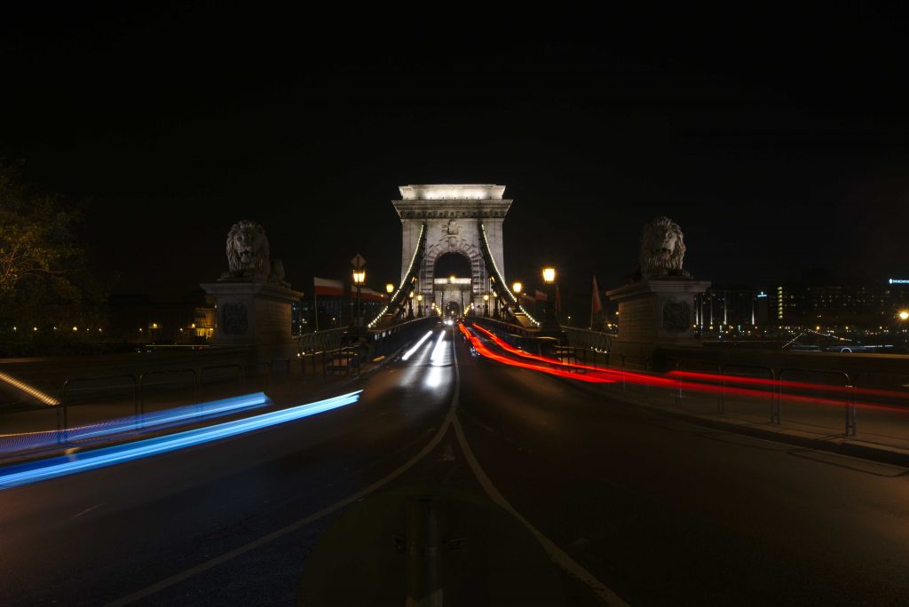 Széchenyi Chain Bridge at night